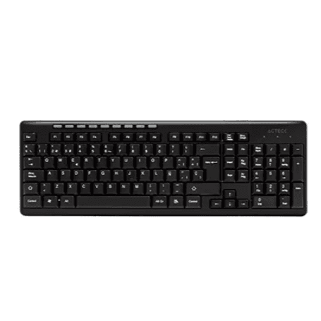 Teclado Acteck Inalámbrico Negro